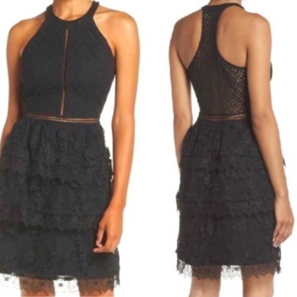 Heartloom Dress - Isadora NWT | Women Size Small | Black Lace